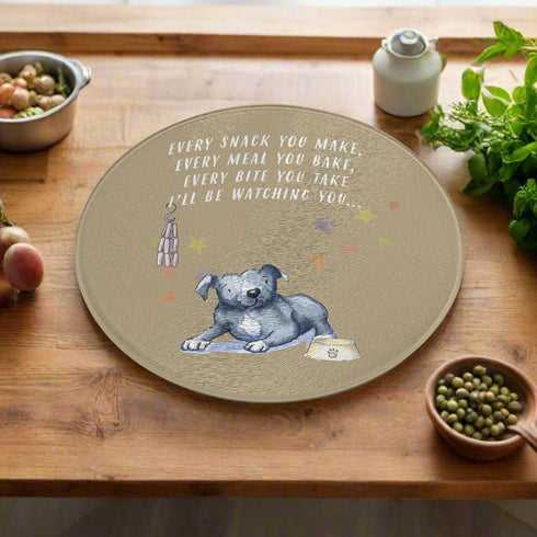 Staffordshire Bull Terrier Grey Trivet